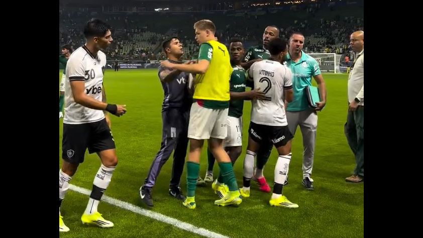 Joaquín Correa e Marlon Freitas em Palmeiras x Botafogo | Campeonato Brasileiro 2026