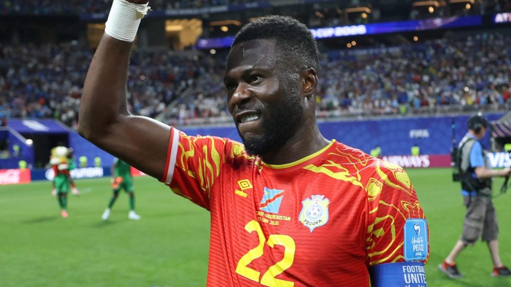 Chancel Mbemba, zagueiro da República Democrática do Congo na Copa do Mundo de 2026