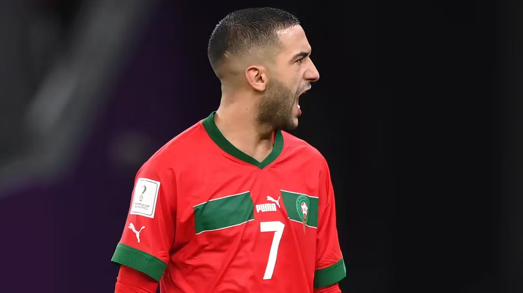 Hakim Ziyech, atacante de Marrocos