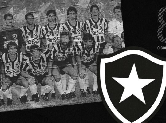 Em dia de festa, Botafogo chama torcedores para conhecer campeões de 89 Em dia de festa, Botafogo chama torcedores para conhecer campeões de 89