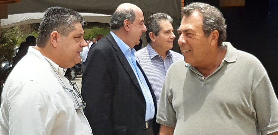 Marco Agostini, Nelson Mufarrej, Ricardo Rotenberg e Carlos Augusto Montenegro | Comitê executivo de futebol do Botafogo 2020