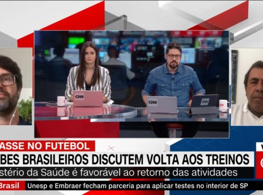 À CNN, Montenegro reitera posição do Botafogo de não jogar: ‘Futebol vai ser uma das últimas atividades a voltar’ À CNN, Montenegro reitera posição do Botafogo de não jogar: ‘Futebol vai ser uma das últimas atividades a voltar’