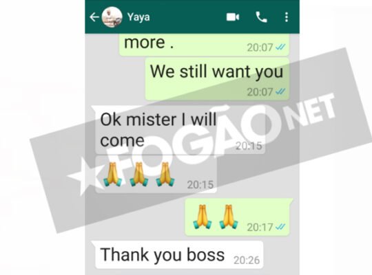 Exclusivo: conversas divulgadas pelo Botafogo mostram mudança de decisão repentina de Yaya Touré pelo Vasco Exclusivo: conversas divulgadas pelo Botafogo mostram mudança de decisão repentina de Yaya Touré pelo Vasco