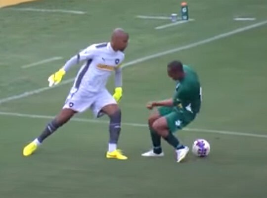 Jefferson recorda caneta pelo Botafogo: ‘Imitava Higuita e Jorge Campos. Ali foi recurso’ Jefferson recorda caneta pelo Botafogo: ‘Imitava Higuita e Jorge Campos. Ali foi recurso’