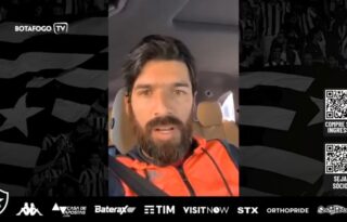Luis Henrique ganha elogios e conselhos de Loco Abreu: ‘Tomara que o destino e o tempo nos juntem no Botafogo’