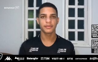 Luis Henrique sonha em jogar com o irmão Pedro no Botafogo e revela: ‘Ele é melhor que eu’