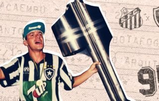 Reprise da final de 95, entre Botafogo e Santos, já tem 7 mil ingressos simbólicos vendidos