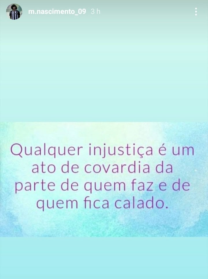 Matheus Nascimento protesta contra arbitragem de Botafogo 0x2 Internacional