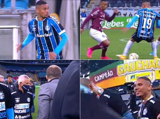 Emprestado pelo Botafogo, Luiz Fernando estreia pelo Grêmio, joga 37′, leva caneta e amarelo e é campeão gaúcho com Diego Souza Emprestado pelo Botafogo, Luiz Fernando estreia pelo Grêmio, joga 37′, leva caneta e amarelo e é campeão gaúcho com Diego Souza