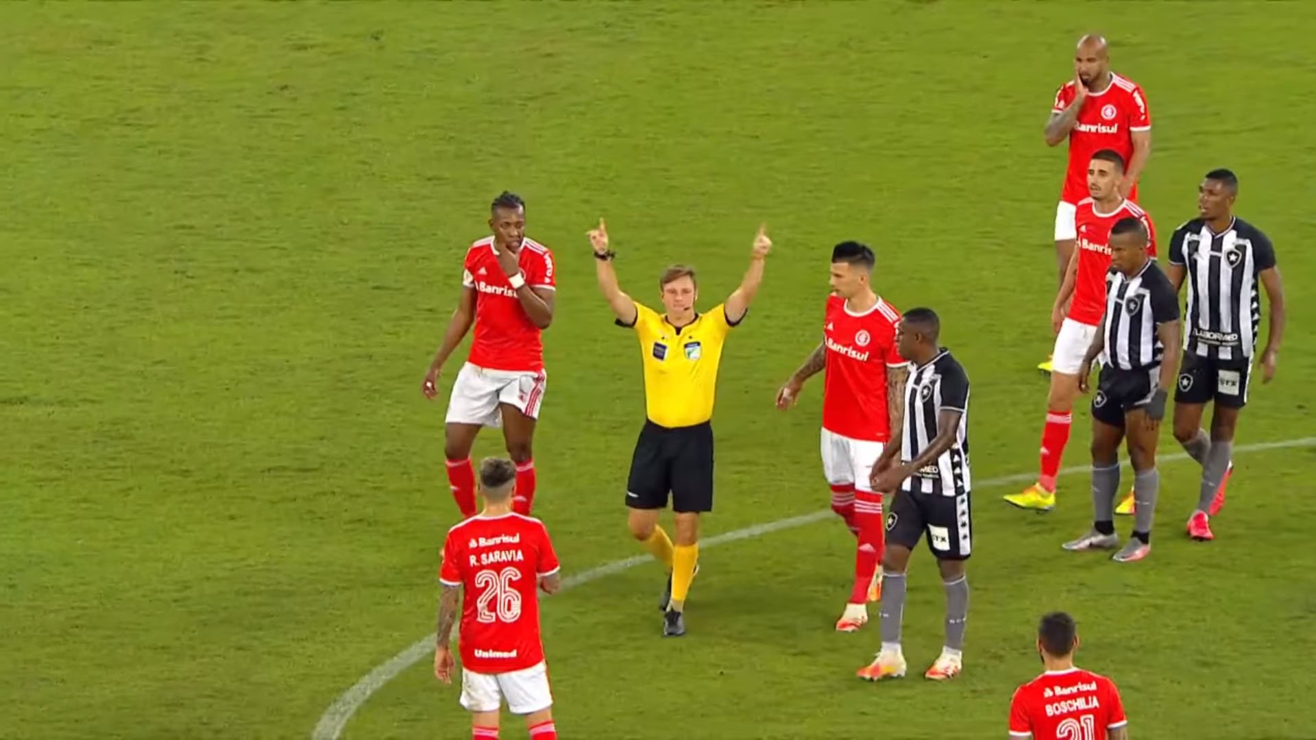 Árbitro Thiago Duarte Peixoto - Botafogo x Internacional