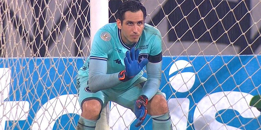 Gatito Fernández em Botafogo x Santos | Campeonato Brasileiro 2020