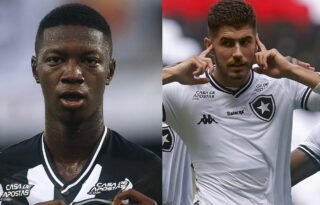 Pedro Raul elogia dupla com Matheus Babi no ataque do Botafogo: ‘É bom jogar com ele’