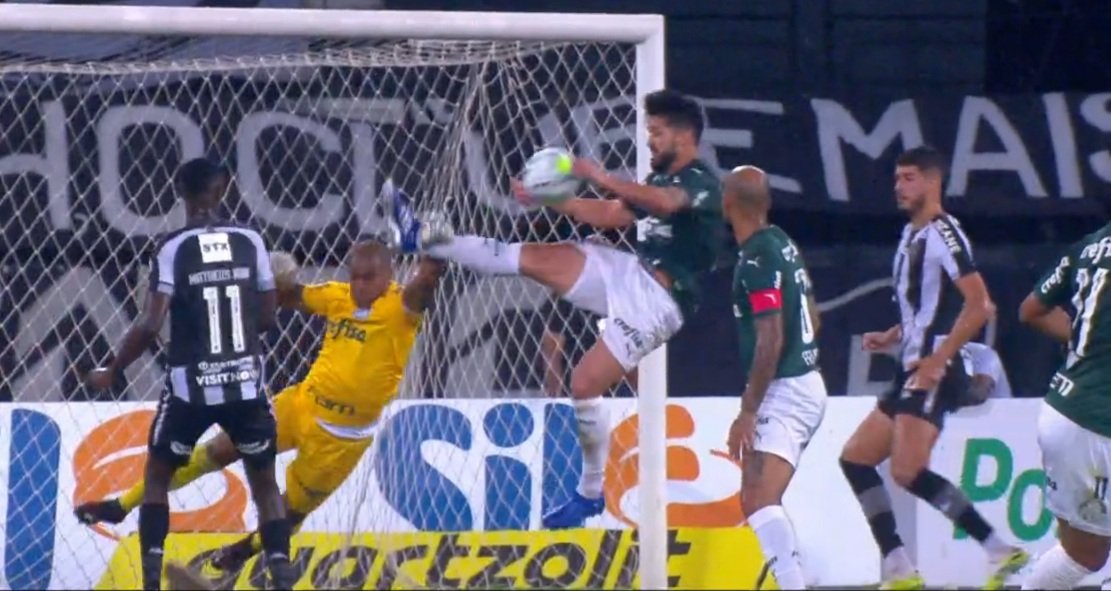 Luan - Botafogo x Palmeiras