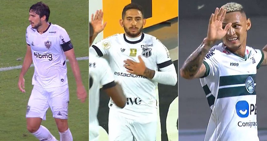 Lei do Ex: Igor Rabello (Atlético-MG), Leandro Carvalho (Ceará) e Neilton (Coritiba) marcaram gol no Botafogo no Brasileirão-2020