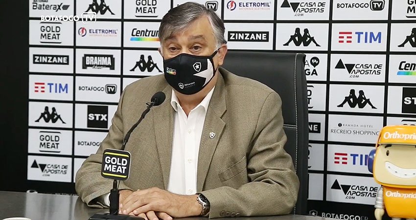 Apresentação de Eduardo Freeland como diretor de futebol do Botafogo
