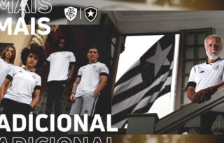 BOTAFOGO LANÇA NOVA CAMISA BRANCA, QUE ESTREIA QUARTA; SÓCIOS TERÃO DESCONTO