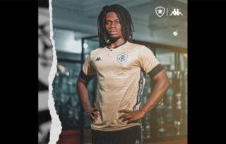Após vazamento, Botafogo lança nova camisa de goleiro da Kappa; modelo já está à venda