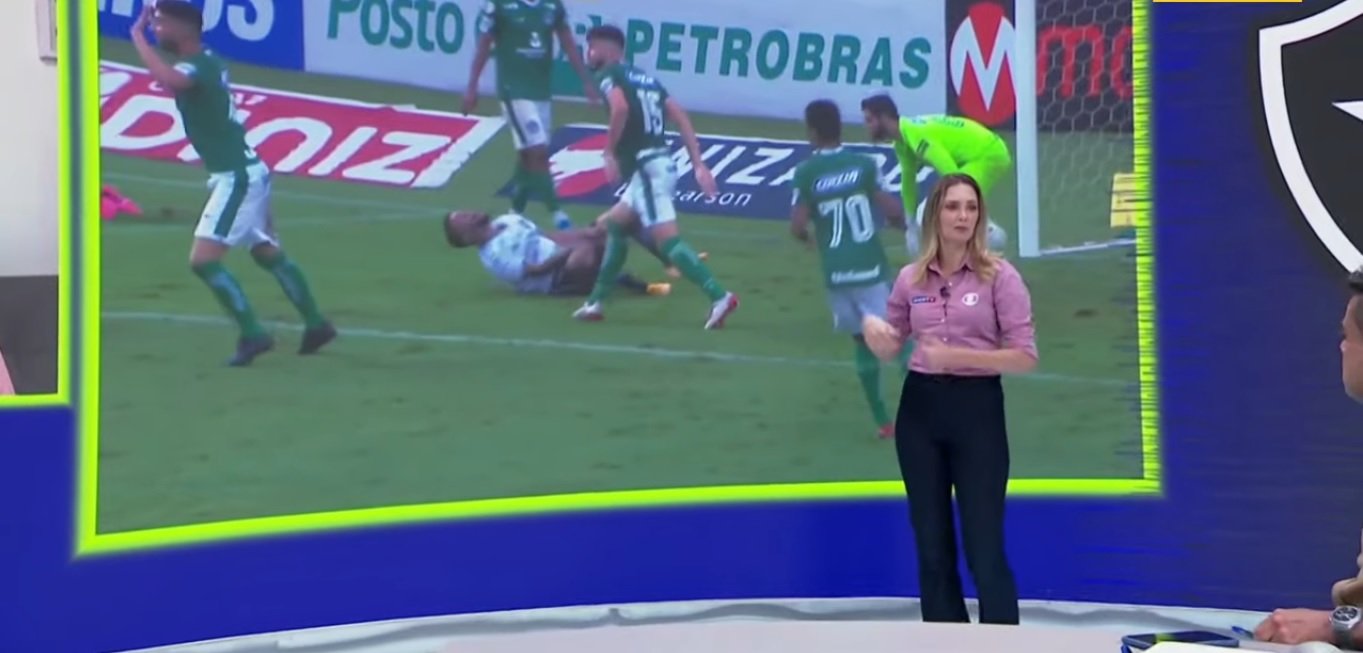 Nadine Bastos classifica como choro reclamações do Botafogo diante do Goiás