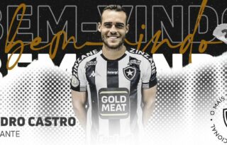 PEDRO CASTRO É ANUNCIADO PELO BOTAFOGO COMO SEGUNDO REFORÇO PARA 2021