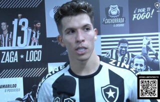 Bruno Nazário faz avaliação pessoal no Botafogo: ‘Rendo mais pelo meio do que nas beiradas’