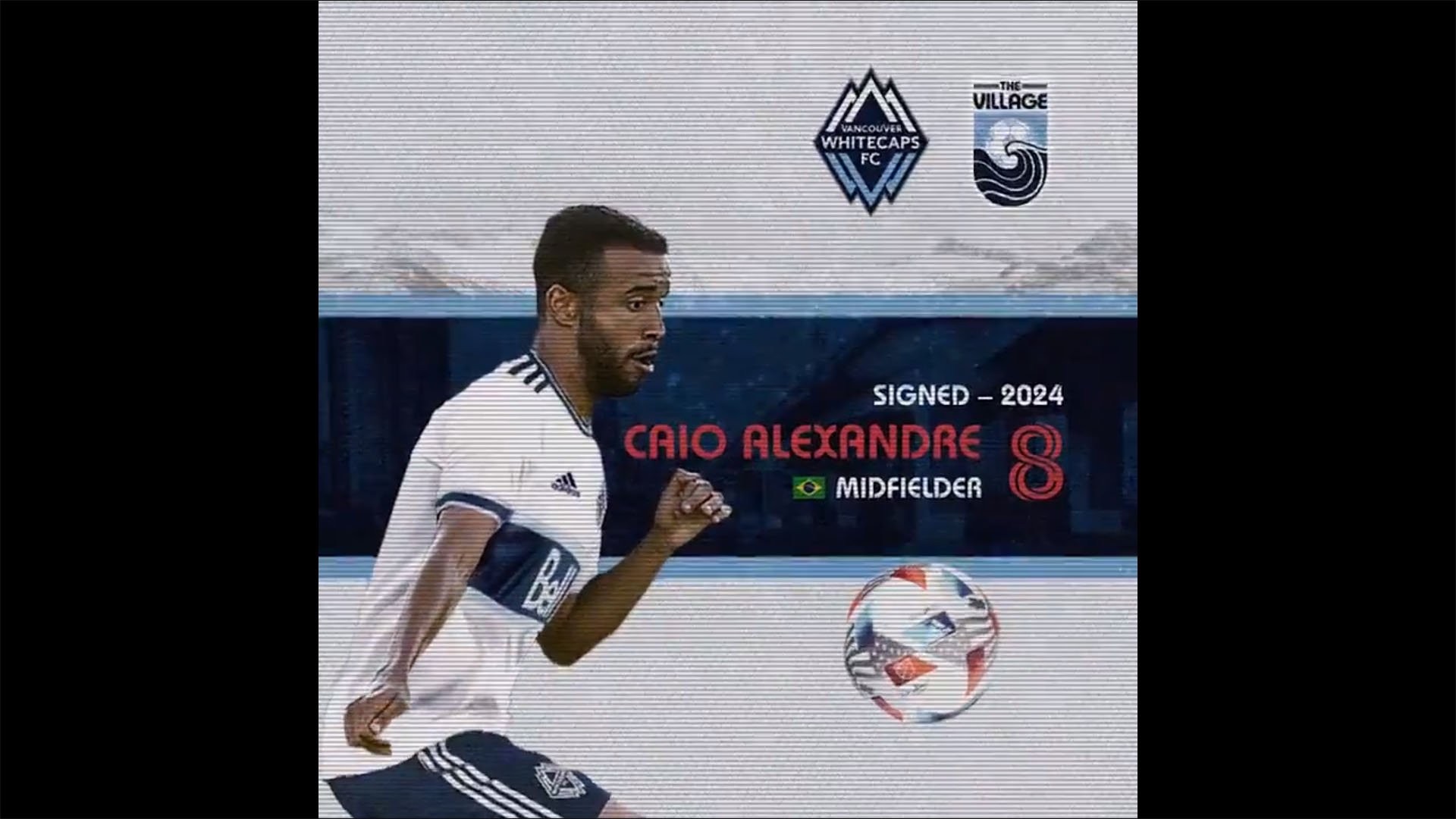Caio Alexandre, do Botafogo, é anunciado pelo Vancouver Whitecaps
