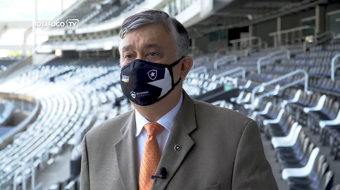 Durcesio Mello, presidente do Botafogo