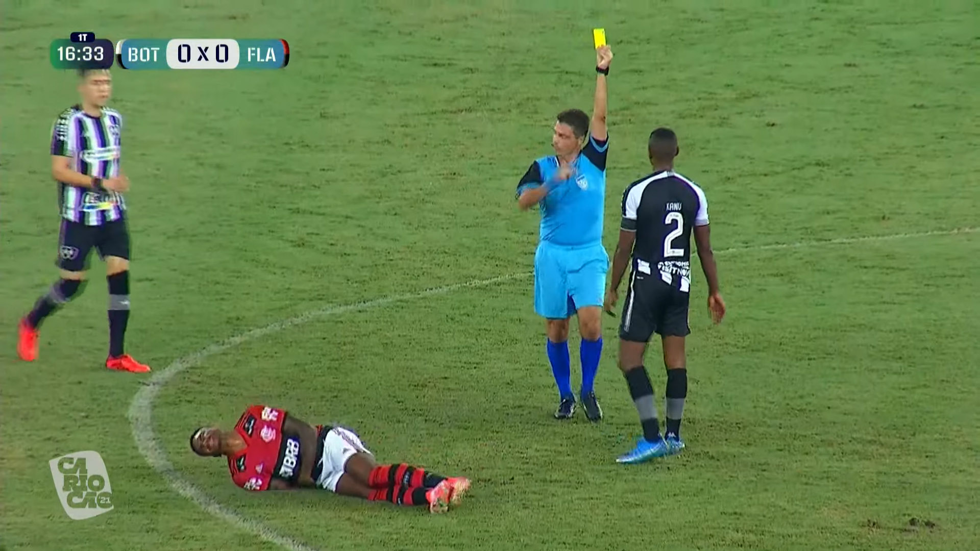 Mauricio Machado Coelho Júnior e Kanu - Botafogo x Flamengo - Campeonato Carioca 2021