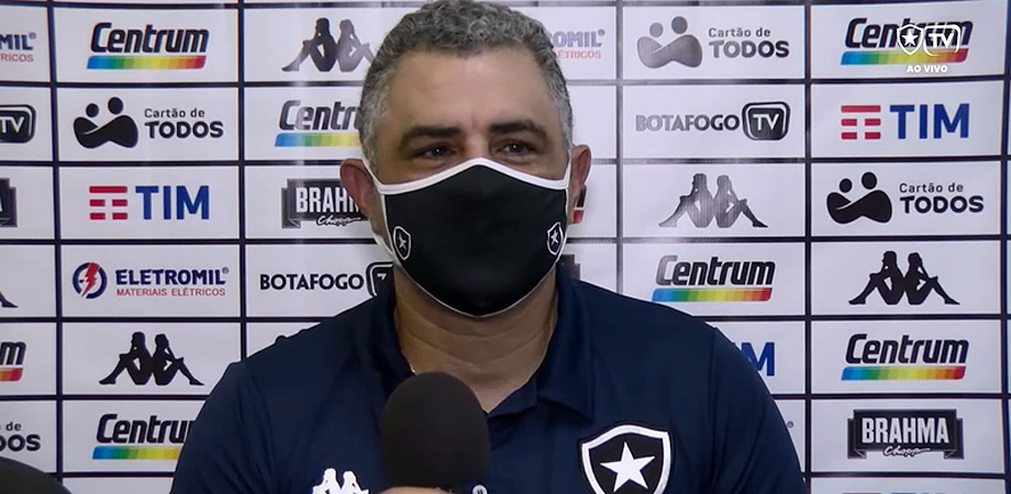 Marcelo Chamusca em Vasco x Botafogo | Taça Rio 2021