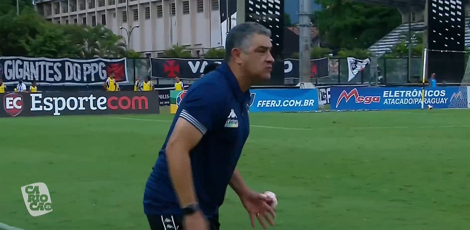 Marcelo Chamusca em Vasco x Botafogo | Taça Rio 2021