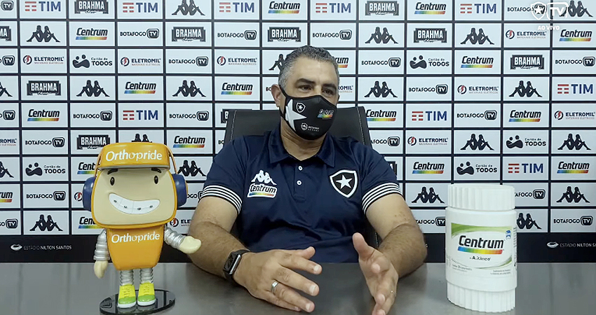 Marcelo Chamusca em Botafogo x Cruzeiro | Série B do Campeonato Brasileiro