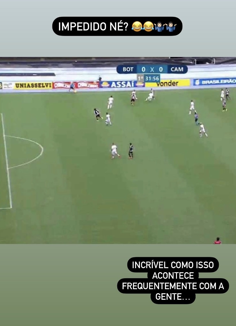 Erro de arbitragem em Botafogo x Atlético-MG no Campeonato Brasileiro Sub-20; Matheus Nascimento ironiza