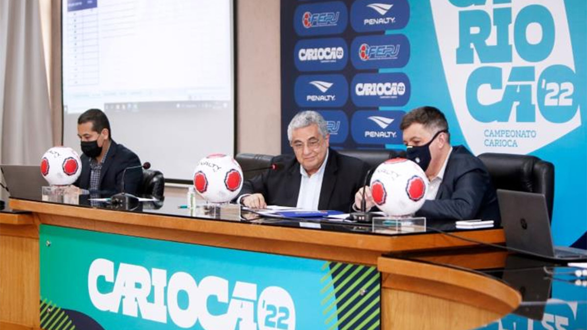 Sorteio da tabela do Campeonato Carioca 2022 - Presidente da Ferj, Rubens Lopes