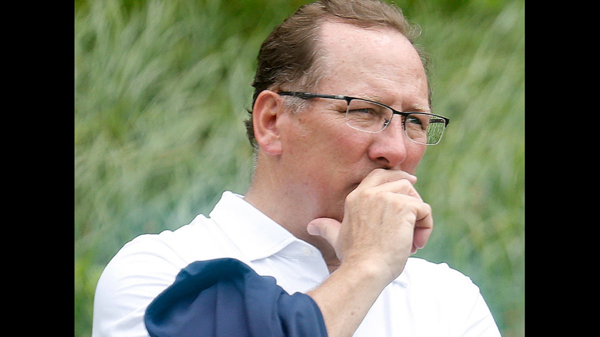 John Textor no treino do Botafogo no Espaço Lonier em janeiro de 2022