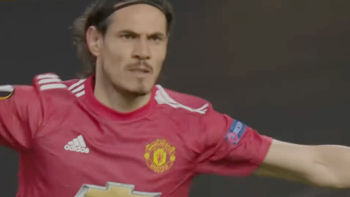Edinson Cavani, do Manchester United, está na mira do Botafogo para 2022