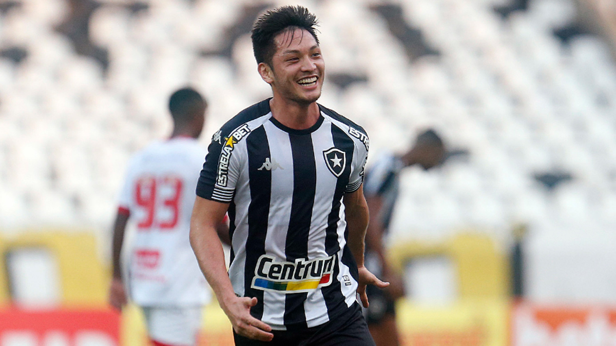 Luís Oyama em Botafogo x Náutico | Série B do Brasileirão 2021