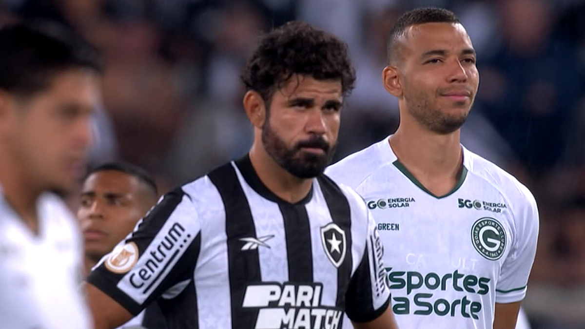 Diego Costa em Botafogo x Goiás | Campeonato Brasileiro 2023