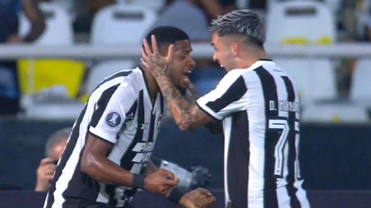 Júnior Santos e Diego Hernández em Botafogo x LDU | Copa Libertadores 2024