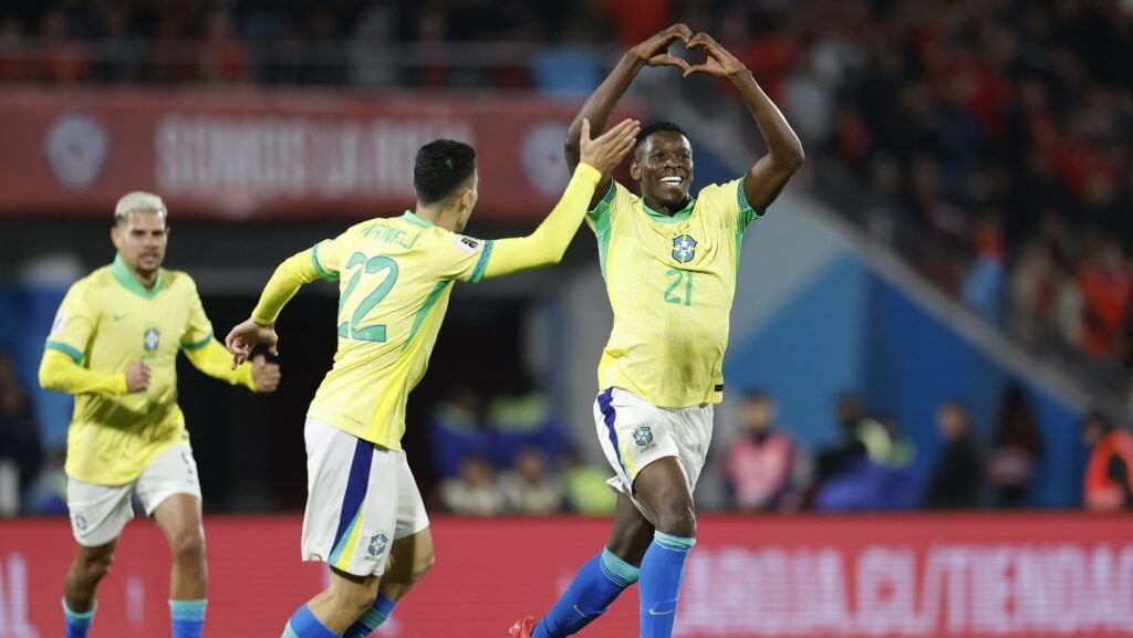 Luiz Henrique, do Botafogo, na Seleção Brasileira