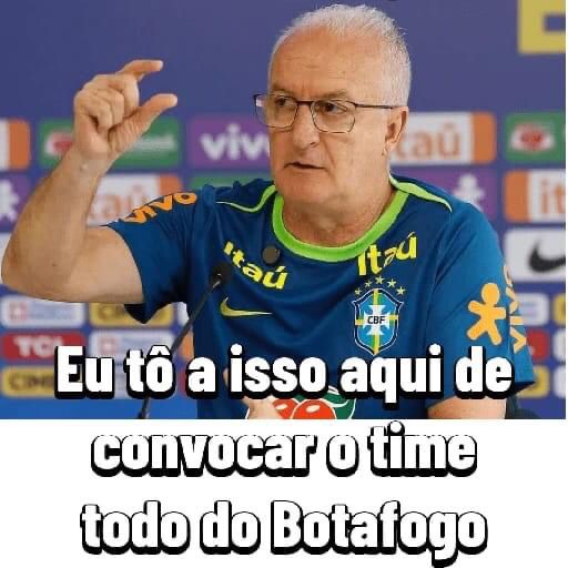 Memes Botafogo decidindo jogo para a Seleção Brasileira