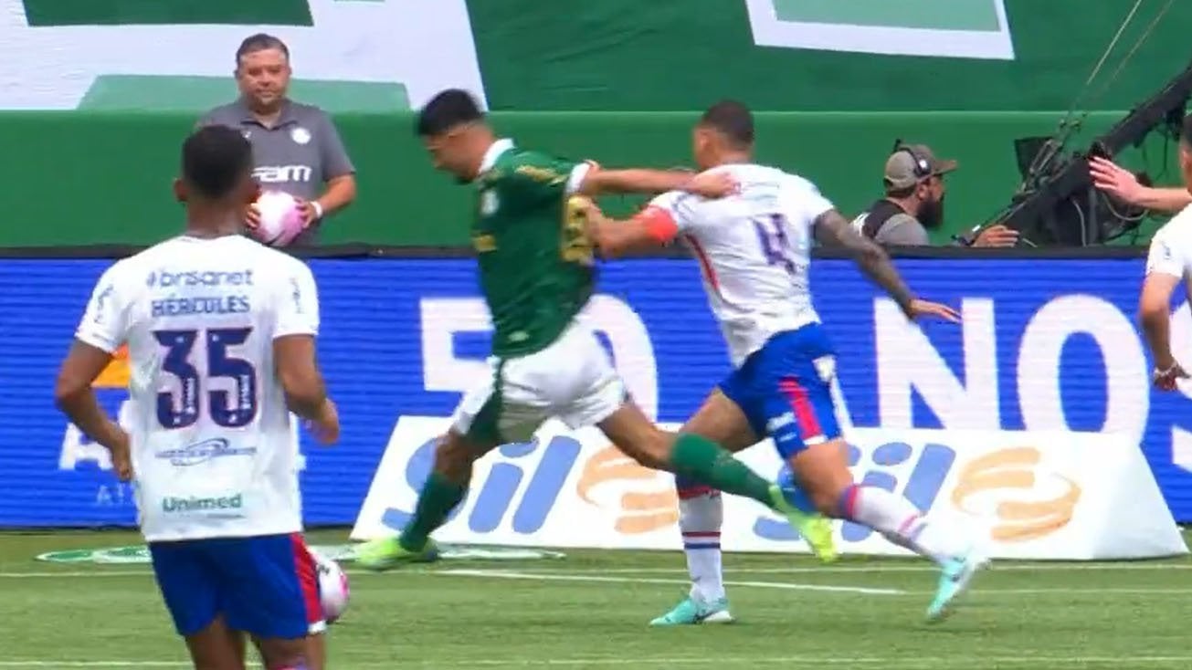 Pênalti de Titi em Palmeiras x Fortaleza | Campeonato Brasileiro 2024