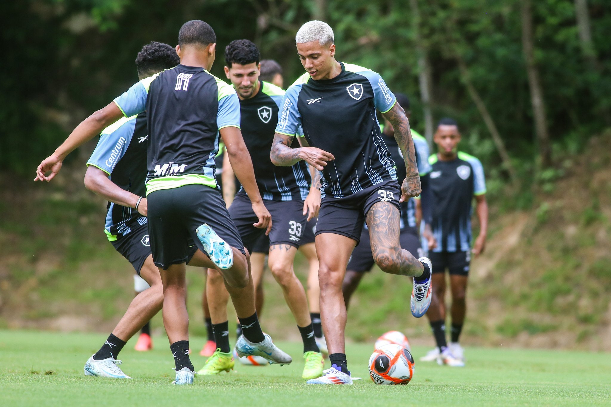 Carlos Alberto, treino do Botafogo, CT Lonier
