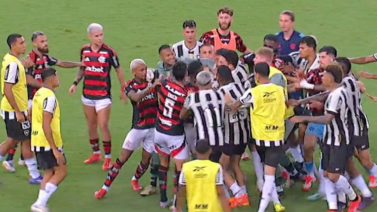 Confusão pós-jogo de Flamengo x Botafogo | Campeonato Carioca 2025
