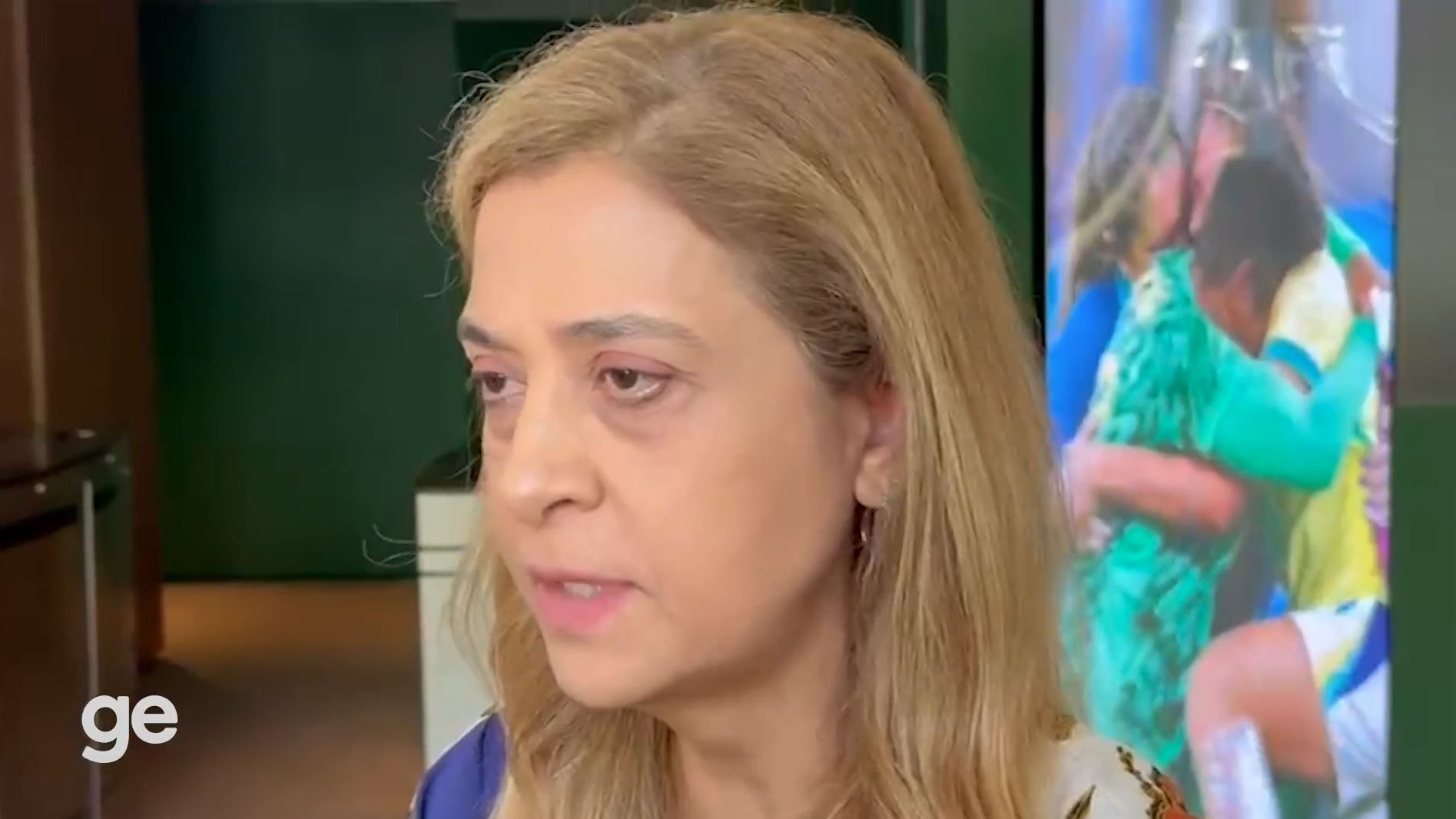 Leila Pereira, presidente do Palmeiras