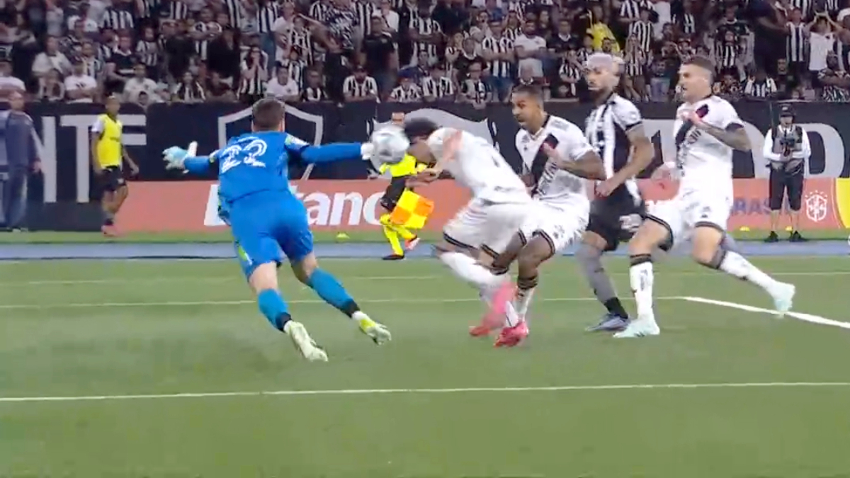 Falha de Neto em Botafogo x Vasco | Copa do Brasil 2025