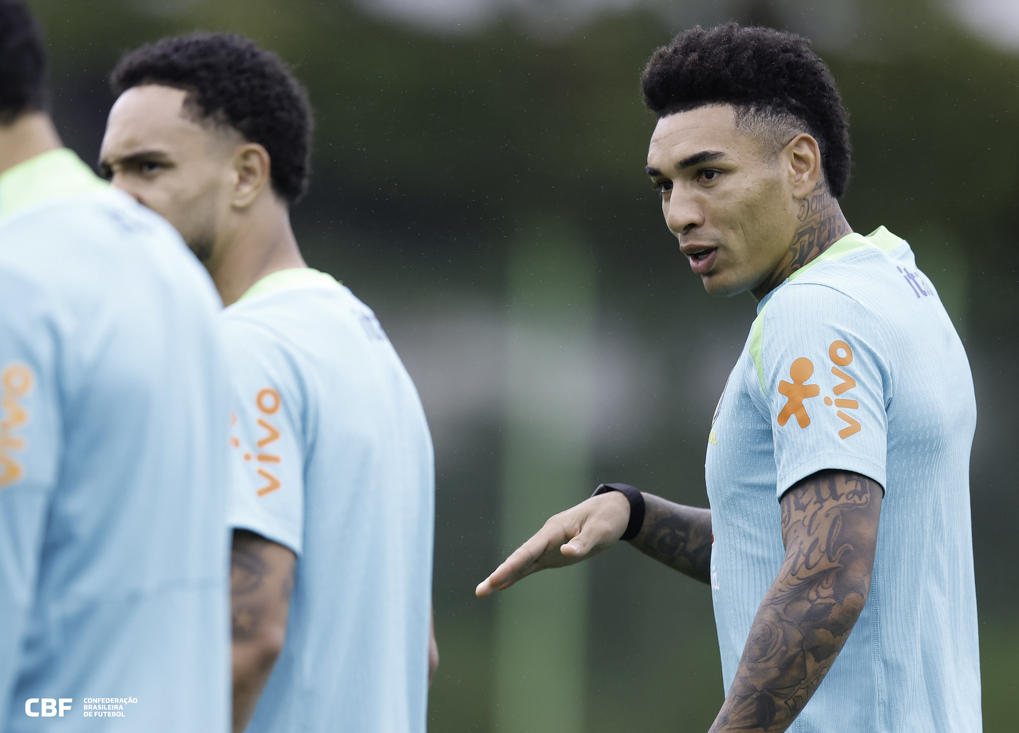 Vitinho e Igor Jesus na Seleção Brasileira